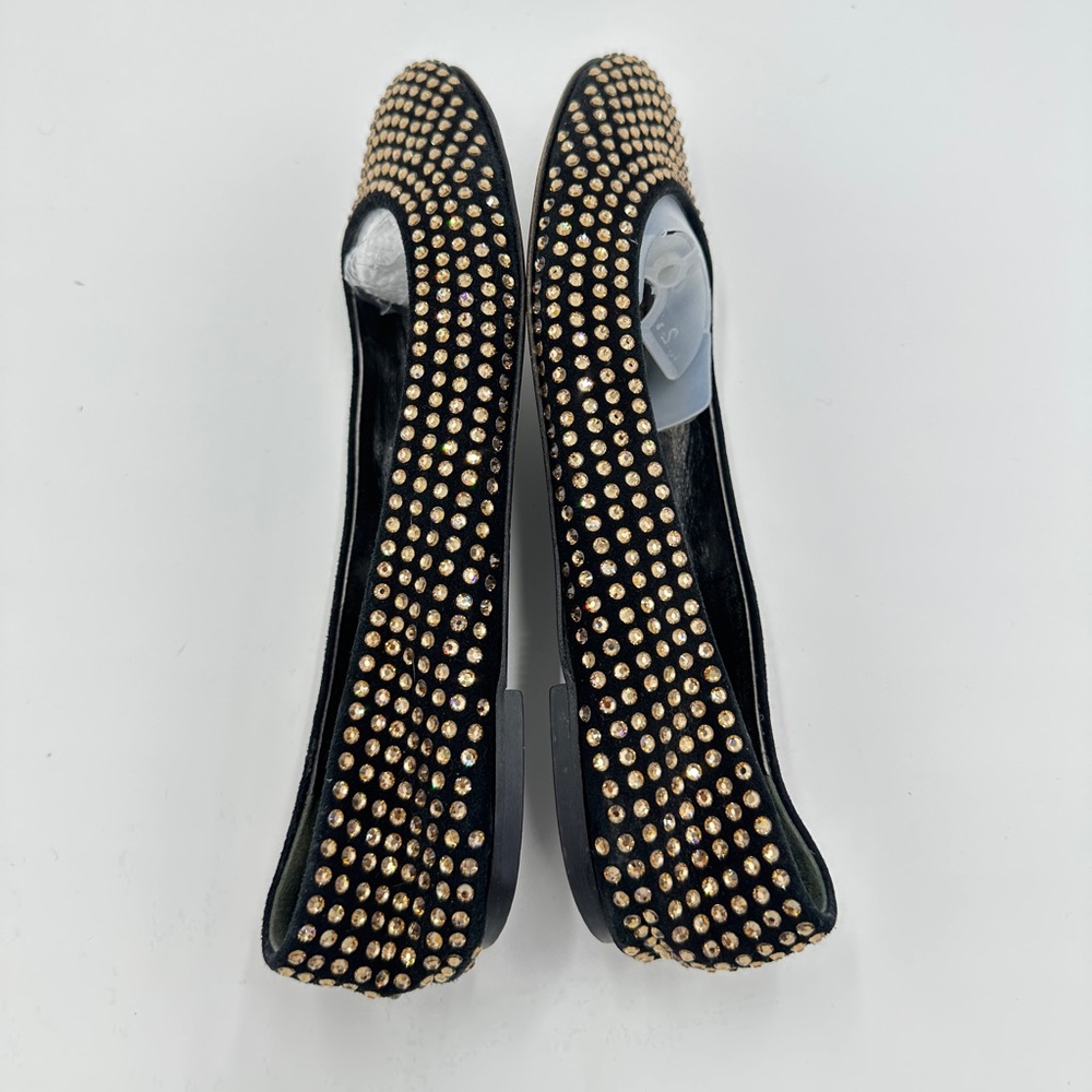Giuseppe Zanotti Crystal Ballet Flat‎ shoes 38.5 Ruby Slippers shoe size 8.5 - Picture 10 of 11